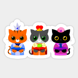 The Magi Cats Sticker